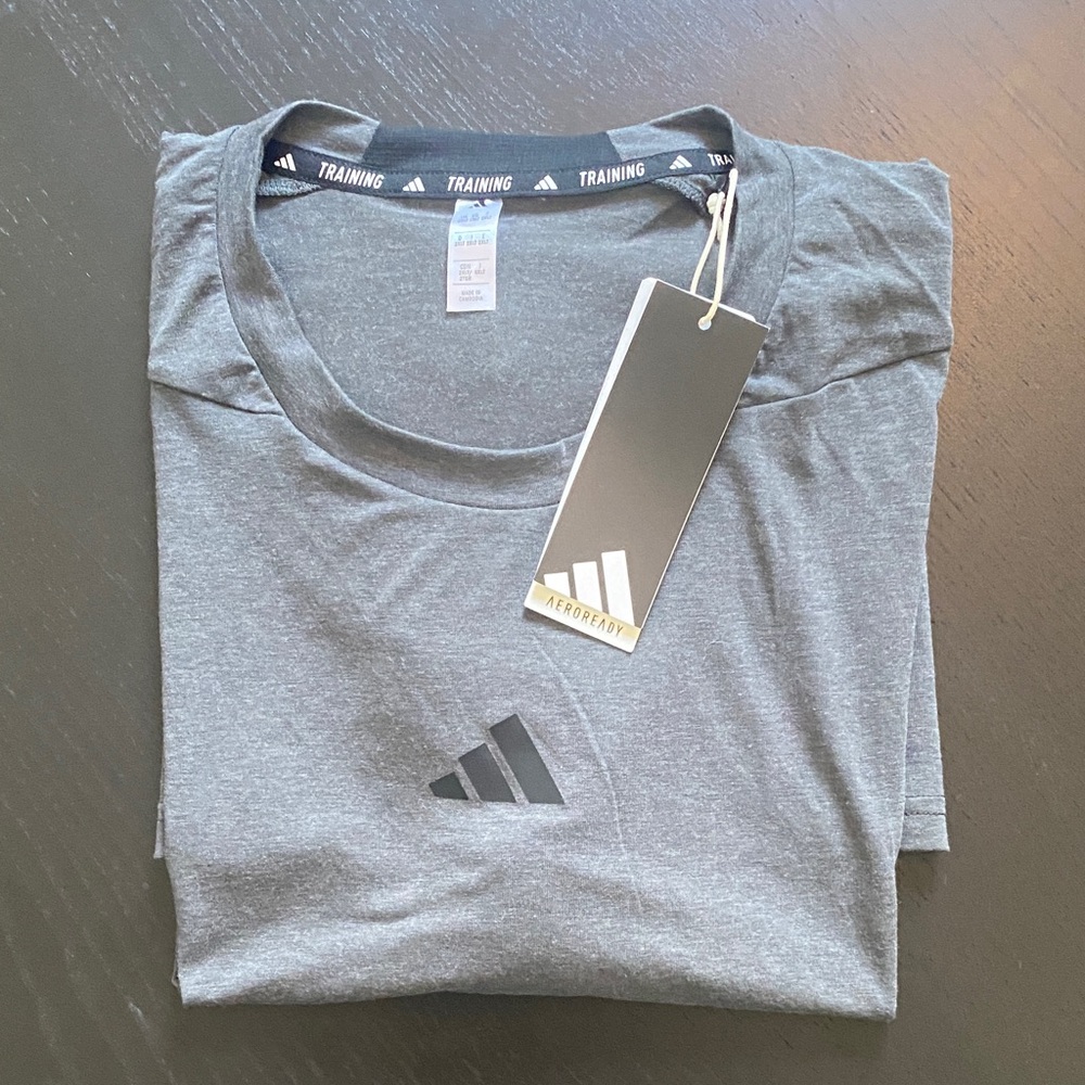 Adidas Men's Gray Training Tee